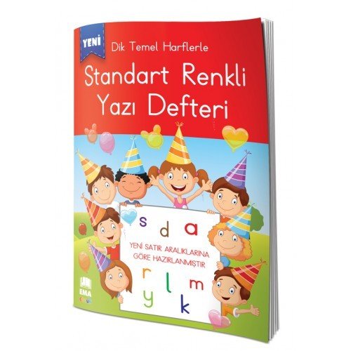 Standart Renkli Yazı Defteri Ema Yayınları