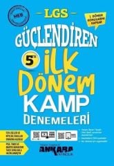 8. Sınıf LGS 1. Dönem Güçlendiren 5 li İlk Kamp Denemeleri Ankara Yayıncılık