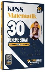 2026 KPSS Matematik Atölye Serisi 30 Deneme Yediiklim