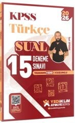 2026 KPSS Atölye Serisi Türkçe Sual Tamamı Video Çözümlü 15 Deneme Sınavı Yediiklim