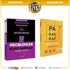 Yargı Yayınları Problemler ve Ankara Kitap Merkezi Paragraf Soru Bankası Seti 2 Kitap