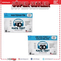 Kafa Dengi 8.Sınıf Matematik ve Din Kültürü İlk Kaynağın Seti 2 Kitap