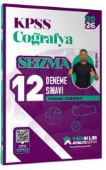 2026 KPSS Atölye Serisi Coğrafya Seizma Tamamı Çözümlü 12 Deneme Sınavı Yediiklim