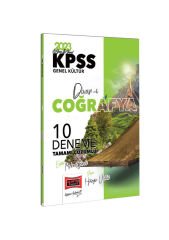 2023 KPSS Divan-ı Coğrafya Tamamı Çözümlü 10 Deneme Yargı Yayınları