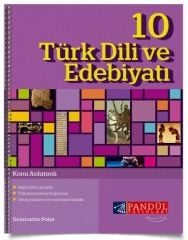 10. Sınıf Edebiyat Defteri Pandül Yayınları