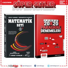 Tümay TYT Matematik Seti 1 ve AKM Paragraf Deneme Seti 2 Kitap