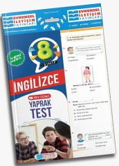 8. Sınıf İngilizce Konu Özetli Yaprak Test Evrensel İletişim Yayınları