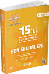 8. Sınıf Us Teroit 15 li Fen Bilimleri LGS Denemesi Ünlü Yayıncılık
