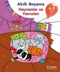 Akıllı Boyama - Hayvanlar ve Yavruları Uçanbalık Yayıncılık