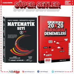 Tümay TYT Matematik Seti 2 ve AKM Paragraf Deneme Seti 2 Kitap