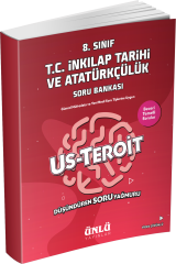 8. Sınıf T.C. İnkılap Tarihi ve Atatürkçülük Us-Teroit Soru Bankası Ünlü Yayıncılık