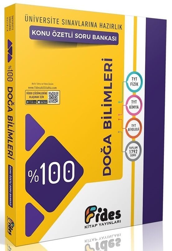 Fides %100 ÖSYM Soru Tipleriyle Doğa Bilimleri Konu Özetli Soru Bankası