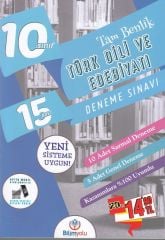10. Sınıf Tam Benlik Türk Dili ve Edebiyatı 15 Deneme Bilimyolu Yayınları
