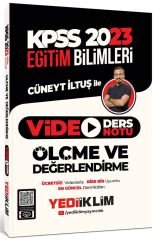 2023 KPSS Eğitim Bilimleri Ölçme ve Değerlendirme Video Ders Notu Yediiklim Yayınları