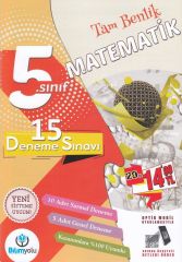 5. Sınıf Tam Benlik Matematik 15 Deneme Bilimyolu Yayınları