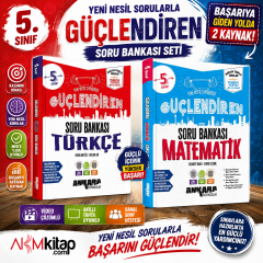 Ankara Yayıncılık 5.Sınıf Matematik ve Türkçe Güçlendiren Soru Bankası Seti 2 Kitap