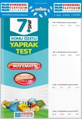 7. Sınıf Matematik Konu Özetli Yaprak Test Evrensel İletişim Yayınları