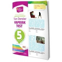 Element Tüm Dersler Yaprak Test 5.Sınıf