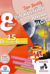 8. Sınıf Tam Benlik Din Kültürü ve Ahlak Bilgisi 15 Deneme Bilimyolu Yayınları