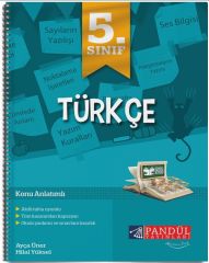 5. Sınıf Türkçe Defteri Pandül Yayınları