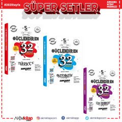 Ankara Yayıncılık 5.Sınıf Türkçe Matematik ve Fen Bilimleri Güçlendiren 32 Haftalık Deneme Seti 3 Kitap