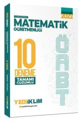 2022 ÖABT İlköğretim Matematik Öğretmenliği 10 Deneme Yediiklim Yayınları