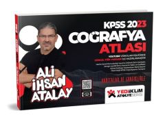 2023 KPSS Atölye Serisi Haritalar ve Grafiklerle Coğrafya Atlası Yediiklim Yayınları