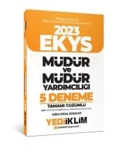 2023 MEB EKYS Müdür ve Müdür Yardımcılığı Tamamı Çözümlü 5 Deneme Yediiklim Yayınları