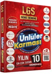 8. Sınıf LGS Ünlüler Karması 10 lu Deneme Ünlüler Karması