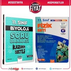 11.Sınıf Benim Hocam Biyoloji Soru Bankası ve Çap Fizik Seti 2 Kitap