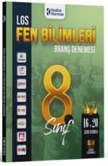 8. Sınıf LGS Fen Bilimleri 16 x 20 Branş Denemeleri Krallar Karması