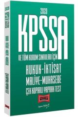 2020 KPSS A Grubu ve Tüm Kurum Sınavları İçin Hukuk İktisat Maliye Muhasebe Çek Koparlı Yaprak Test Yargı Yayınları