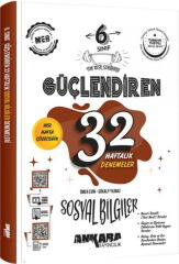6. Sınıf Sosyal Bilgiler Güçlendiren 32 Haftalık Kazanım Denemeleri Ankara Yayıncılık
