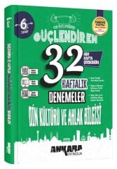 6. Sınıf Din Kültürü ve Ahlak Bilgisi Güçlendiren 32 Haftalık Kazanım Denemeleri Ankara Yayıncılık