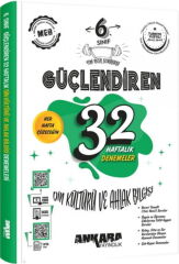 6. Sınıf Din Kültürü ve Ahlak Bilgisi Güçlendiren 32 Haftalık Kazanım Denemeleri Ankara Yayıncılık