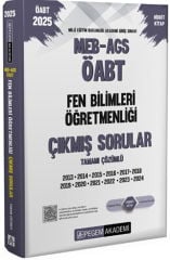 2025 MEB AGS ÖABT Fen Bilimleri Öğretmenliği Tamamı Çözümlü Çıkmış Sorular Pegem Akademi