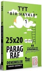 TYT Bir Hayale Paragraf 25x20 Deneme Benim Hocam