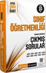 2024 KPSS ÖABT Sınıf Öğretmenliği Tamamı Çözümlü Çıkmış Sorular Pegem Yayınları