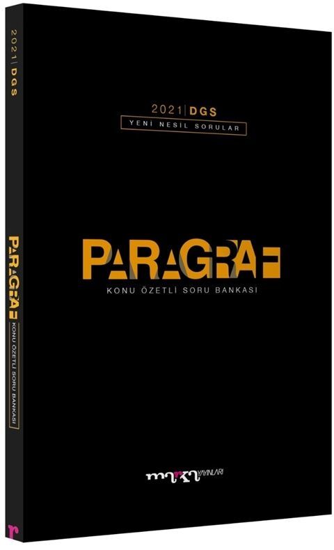 DGS Paragraf Konu Özetli Soru Bankası Marka Yayınları