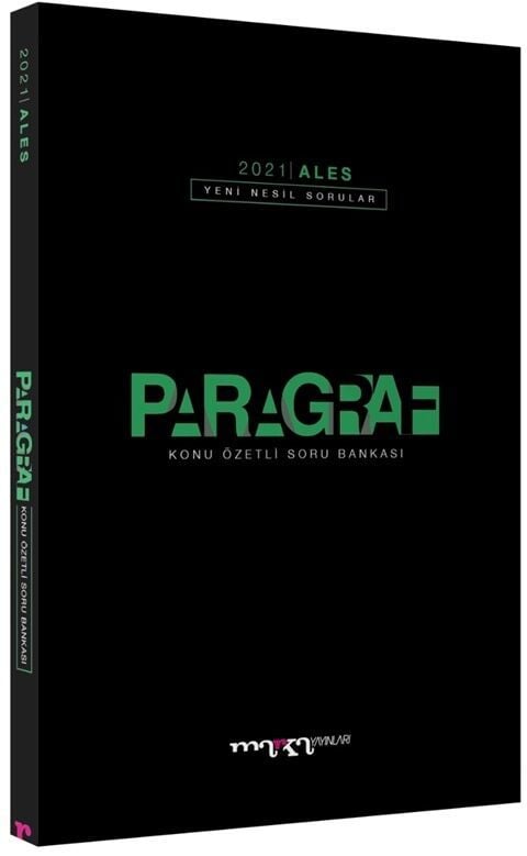 ALES Paragraf Konu Özetli Soru Bankası Marka Yayınları