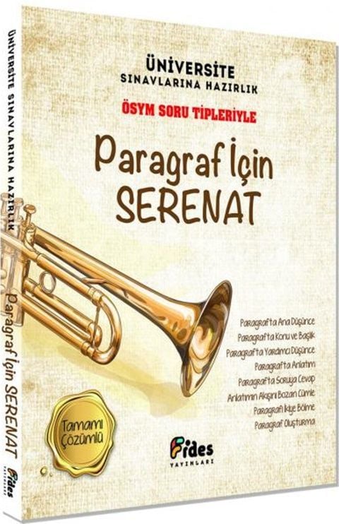 ÖSYM Soru Tipleriyle Paragraf İçin Serenat Fides Yayınları