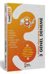 8. Sınıf LGS 1. Dönem Farklı İsem Konularını Kapsayan 3 Genel Deneme İsem Yayınları