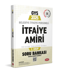 2025 Belediye İtfaiye Personeli İtfaiye Amiri 2. Grup GYS Soru Bankası Data Yayınları