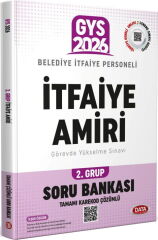 2026 Belediye İtfaiye Personeli İtfaiye Amiri 2. Grup GYS Soru Bankası Data Yayınları