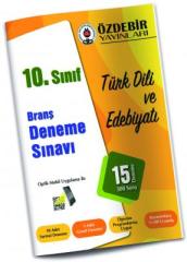 10.Sınıf Türk Dili ve Edebiyatı Branş Deneme Sınavı Özdebir Yayınları