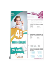 4. Sınıf Fen Bilimleri Çek Kopar Yaprak Test Benim Hocam & Eğitim Dünyası