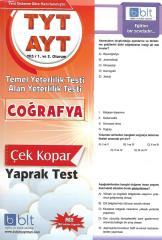 TYT AYT Coğrafya Çek Kopar Yaprak Test Bulut Eğitim Yayınları