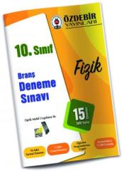 10.Sınıf Fizik Branş Deneme Sınavı Özdebir Yayınları