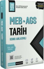 2027 MEB AGS Tarih Konu Anlatımlı Pegem Yayınları