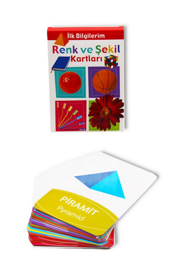 Renk ve Şekil Bak Öğren Kartları  İlk Bilgilerim 0 3 Yaş Çocuk Gezegeni